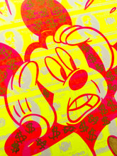Load image into Gallery viewer, Fluorescent Scared Mickey Mouse Original