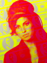 Load image into Gallery viewer, Fluorescent Amy Winehouse Original