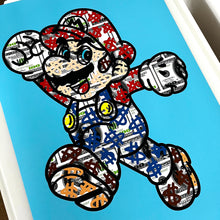 Load image into Gallery viewer, Money Mario Limited Edition Print - Blue