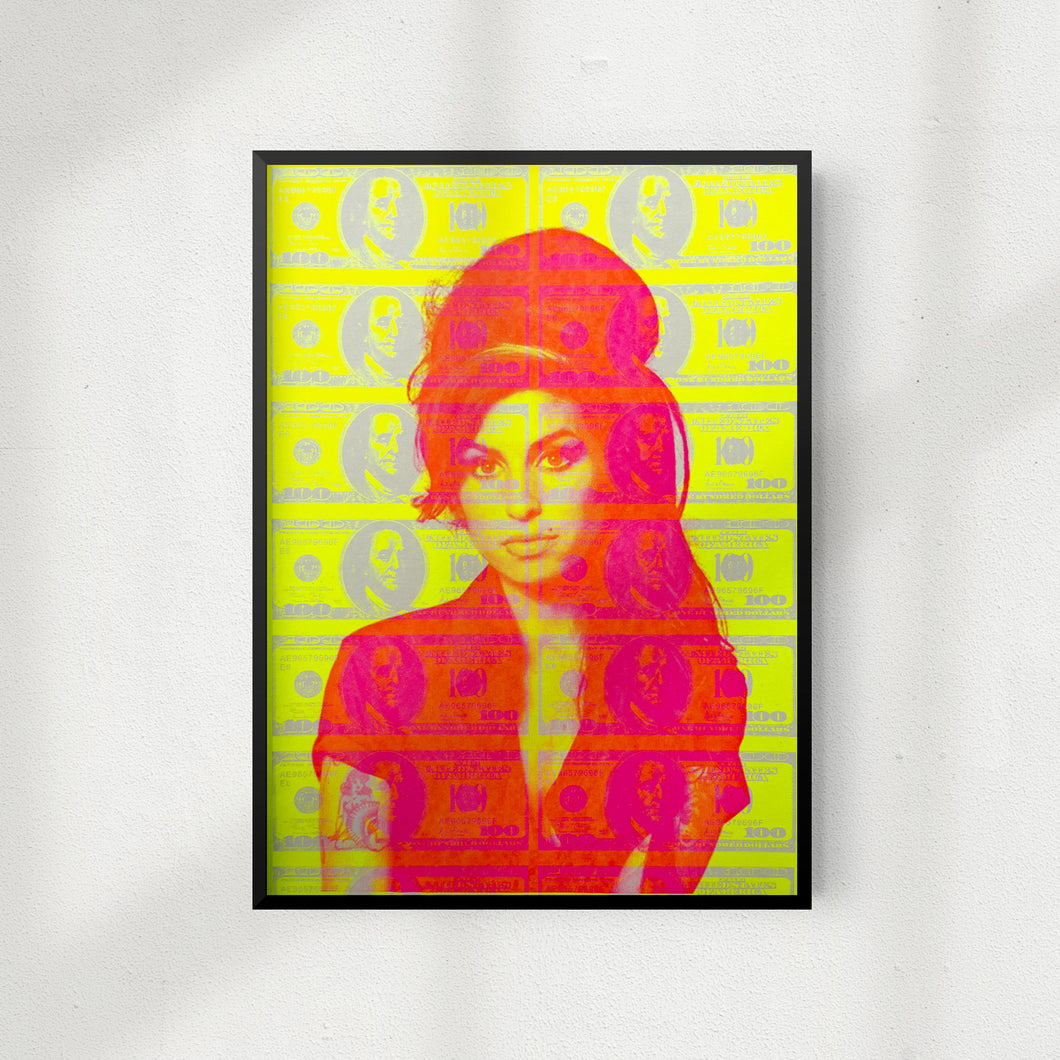 Fluorescent Amy Winehouse Original