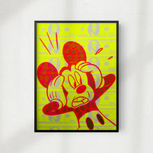 Load image into Gallery viewer, Fluorescent Scared Mickey Mouse Original
