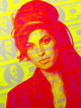 Load image into Gallery viewer, Fluorescent Amy Winehouse Original
