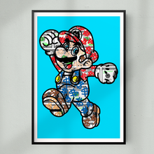 Load image into Gallery viewer, Money Mario Limited Edition Print - Blue
