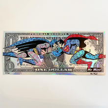 Load image into Gallery viewer, Batman vs Superman Large Iridescent $1 Dollar Bill

